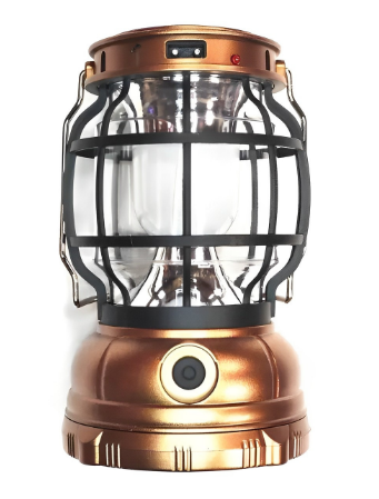 Фонарь кемпинговый аккумуляторный G88 Переносная лампа фонарик с солнечной панелью