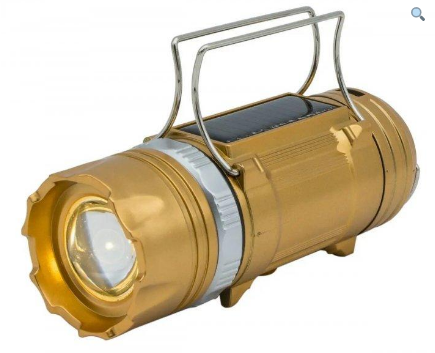 Кемпинговый фонарь на солнечной батарее GSH-9699 Золотой, лампа фонарь в палатку с аккумулятором