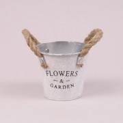 Кашпо Flora металлическое Flowers & Garden 38817