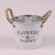 Кашпо Flora металлическое Flowers & Garden 38799
