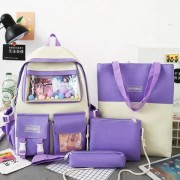 Рюкзак школьный для девочки подростка портфель 4 в 1 SG406-1