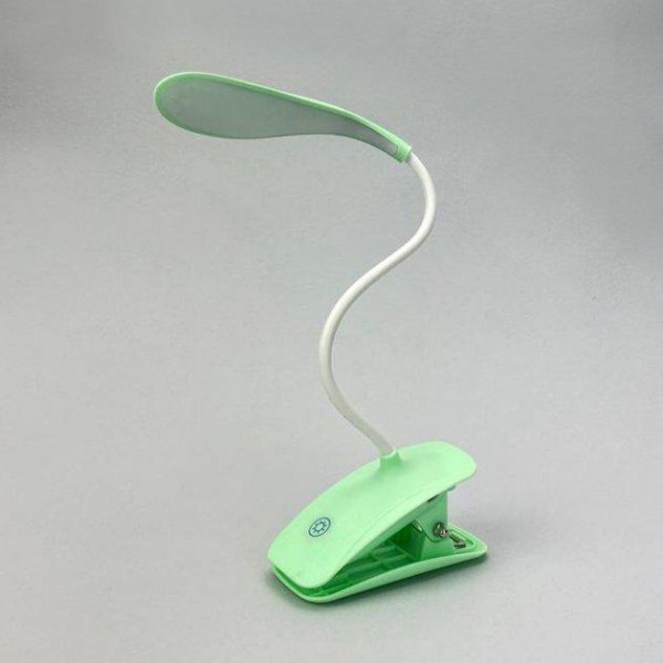 Лампа светодиодная аккумуляторная с прищепкой KOLOROVA SST-812 Зеленый