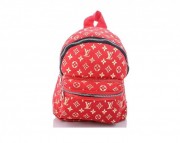 Жіночий рюкзак міський Dpolo1189-23/08 32*25 см на блискавці з кишенею принт, червоний