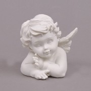 Ангел керамический Flora белый 26067