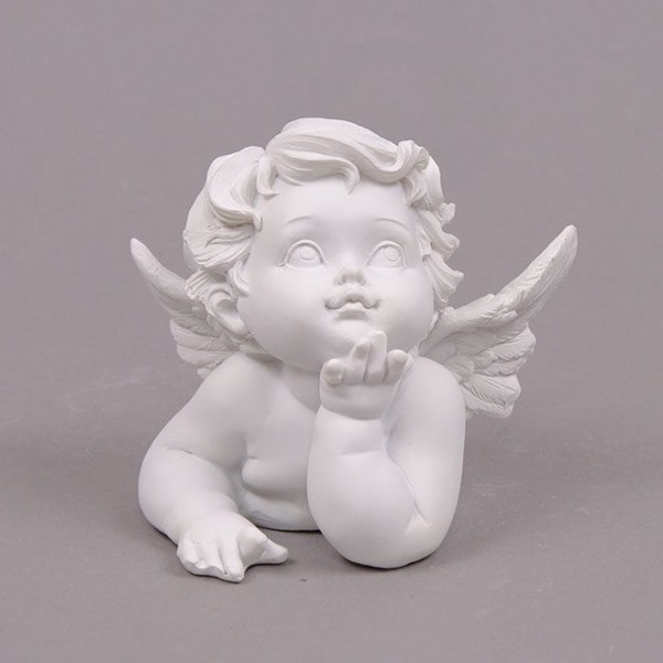 Ангел керамічний Flora білий 26028
