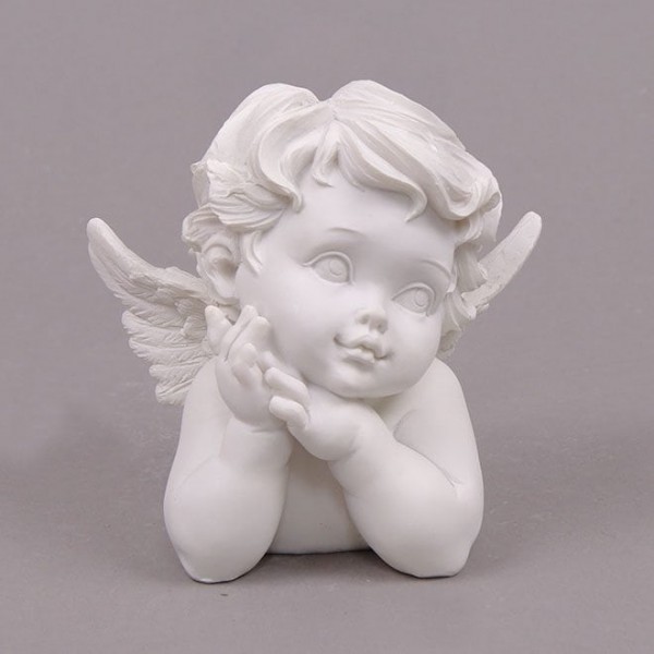 Ангел керамічний Flora білий 26022