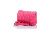 Сумочка жіноча крос-боді стьобана Dpolo1203-11/09 22*16 см рожевий