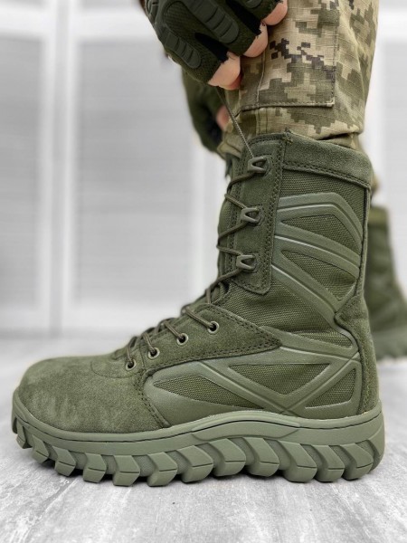 Тактические летние берцы олива Мужские ботинки для армии, размер 42