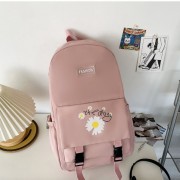 Шкільний рюкзак для дівчинки пудровий Chamomile