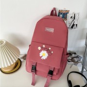 Шкільний рюкзак для дівчинки рожевий Chamomile