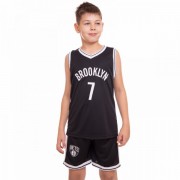 Форма баскетбольная детская NBA BROOKLYN 7 SP-Sport 3581 2XL черный-белый