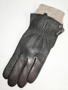 Мужские перчатки натуральная кожа Anjela SWMX-202 р. 10 Черный