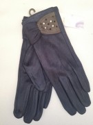 Женские перчатки замшевые сенсорные ANJELA JPR-07 р. M Синий
