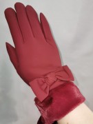 Женские перчатки сенсорные ANJELA FGBKT-173 р. L Бордовый