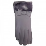 Женские перчатки сенсорные ANJELA FGBKT-173 р. L Темно-серый