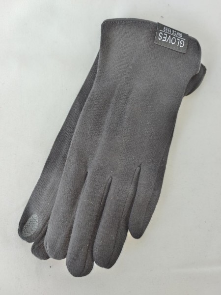 Підліткові рукавички сенсорні трикотаж з флісом для хлопчика B-010 р. S