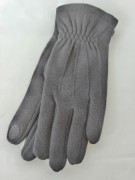 Подростковые перчатки сенсорные трикотаж с флисом для мальчика B-008 р. S