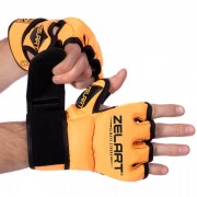 Перчатки для смешанных единоборств MMA Zelart BO-5699 S Оранжевый