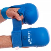 Накладки (перчатки) для карате Zelart BO-7250 L Синий