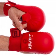 Накладки (рукавички) для карате Zelart BO-7250 XS Червоний