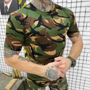 Чоловіча бавовняна футболка приталеного крою мультикам розмір XL