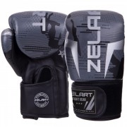 Перчатки боксерские Zelart BO-2532 8 унций черный-серый
