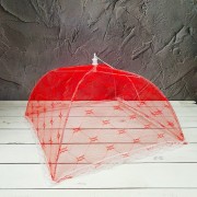 Сетка-зонтик от мух и насекомых 40 см, красный