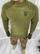 Тактическая мужская флисовая кофта Олива, размер XL
