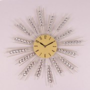 Часы металлические Flora с стразами D-50 см. 38187