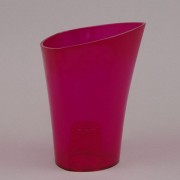 Горщик пластиковий Flora рожевий 14.5см.  81840