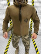 Тактическая флисовая мужская кофта Койот, размер 2XL