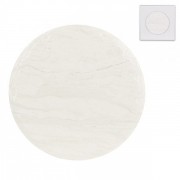 Подставка под горячее Flora керамическая Белый мрамор 16 см. 31055