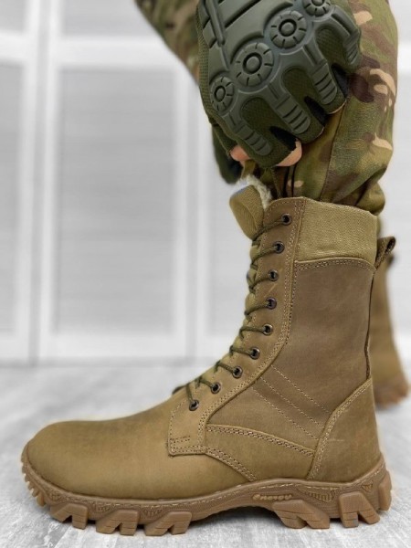 Военные теплые ботинки зимние койот ВСУ, размер 45