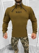 Тактическая флисовая кофта мужская осенняя ВСУ Койот, размер XL