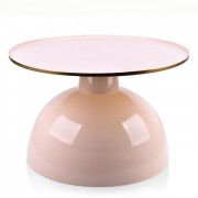 Столик металлический розовый Flora D-60 см. 35316