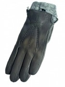 Перчатки мужские кожаные S-115 р. 10,5 Черный